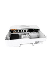 Resim Tiandy 16 Port Yönetilmeyen Dış Ortam Su Geçirmez Aı Poe Switch 14e+2g+2g+1sfp 
