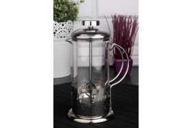 Resim Feyza Design Şık Çelik French Press 350 Ml, Pratik ve Dayanıklı Kahve Demleme Aracı 