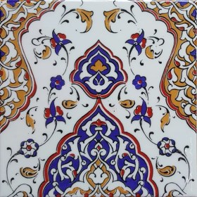 Resim Can Seramik 20*20 Cm Cç79 Kütahya Çini Karo 5' Li 1 Paket 