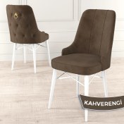 Resim Canisa Concept Pare Serisi, Sandalye, 4 Adet Sandalye, Beyaz Gürgen Ayak 