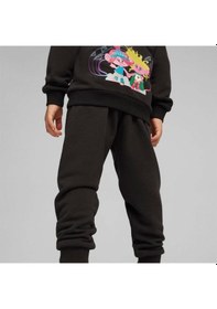 Resim Puma Puma X Trolls Erkek Çocuk Siyah Eşofman Altı Siyah 