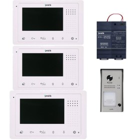 Resim Pratik PratikKart Villa Tipi Görüntülü Diafon Sistemi 3 Daire 2K400-2K91B-2KPC6 