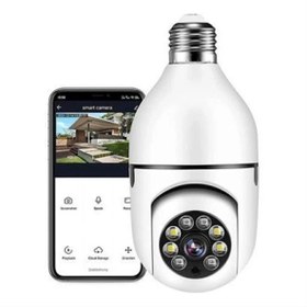 Resim ShopZum WiFi 360 Panoramik Ampul Kamera Gece Görüş Ses Akıllı Hareket Algılayıcı 