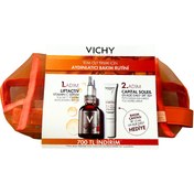 Resim Vichy Liftactiv Vitamin C Serum + Capital Soleil SPF50+ Güneş Kremi Çanta Set 