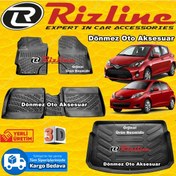 Resim Toyota Uyumlu Yaris 3D Paspas+Bagaj Havuzu Hb 2013-2019 Arası Rizline N11.13195 