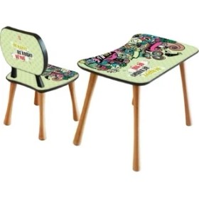 Resim Popcorn Kids Doodles Sandalyeli Aktivite Masa Seti 2 - 6 Yaş 