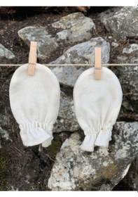 Resim Naturaborn Naturaborn Gots Organik Sertifikalı Lastikli Bebek Eldiveni Çok Renkli 