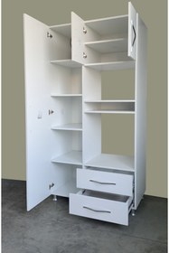 Resim MOBİLİQUE Ankastre Fırın Mikrodalga Dolabı % 100 Mdf 