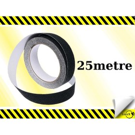 Resim Lorex Merdiven Kaydırmaz Bant 25mm 25 Metre Siyah 