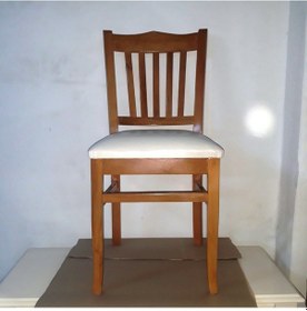 Resim Bengimobilya Sandalye Çıtalı Kayın Model Torna Retro Iskelet Parlak Beyaz Örgü 