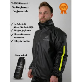 Resim Outdo Motorcu Yağmurluk %100 Su Geçirmez Alt Üst Takım 