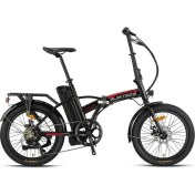Resim Kron Elektrone Pasific 20 Jant E-Bike Md 7 Vites Elektrikli Katlanır Bisiklet Nardo Gri/siyah 