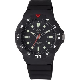 Resim Q&q Vr18j002y Erkek Kol Saati Siyah 