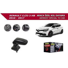 Resim Renault Clio Hb 2013- Araca Özel Kol Dayama Siyah 