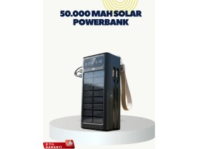 Resim Marsilyan Led Aydınlatmalı Güneş Panelli Powerbank Seyahat Ve Kamp İçin 
