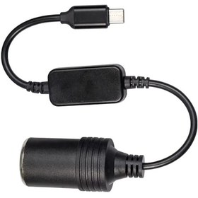 Resim Type-c 5 Volt To 12 Volt Çakmak Fiş Çevirici, 12 Watt 