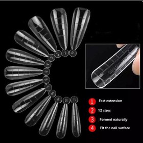 Resim ELLEA NAİL 120' Lİ STILETTO POLY GEL TİPS KALIP FORM 