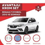 Resim Renault Symbol Avantajlı Krom Set 2013 Ve Sonrası -4ürün- Paslanm 