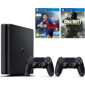 Resim Sony Ps4 Slim 500Gb + 2. Ps4 Kol + Ps4 Pes 2018 + Ps4 C.O.D. Infınıte Warfare ( İthalatçı Garantili ) 