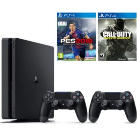 Resim Sony Ps4 Slim 500Gb + 2. Ps4 Kol + Ps4 Pes 2018 + Ps4 C.O.D. Infınıte Warfare ( İthalatçı Garantili ) 