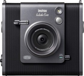 Resim Instax Wide Evo Siyah Şipşak Anında Baskı ve Yazıcı Özellikli Hybrid Fotoğraf Makinesi 