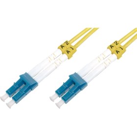 Resim Beek LC-LC Fiber Optik Patch Kablo, 9/125 µ, Singlemode, 3.0mm, Duplex, OS2, LSZH, 15 metre 