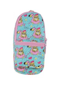 Resim Kaukko Nature Junior Bag Aslan ve Flamingo Kalem Çantası - Kız Ço 
