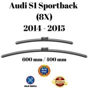 Resim Audi S1 Sportback 8x 2014 2015 Uyumlu Ön Cam Silecek Süpürgesi Takımı 600/400mm Silbak Sb2416c2 