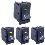 Resim 2 adet LED Rocker Anahtarı, ON-OFF 2 Konum 4 Pin, 12V 35A, Araba Sis Lambası için, Otomatik İç Aksesuarlar, Oda Elektrik Teli, Pil Olmadan, PC Malzeme 