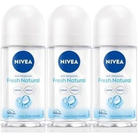 Resim Kadın Roll-on Deodorant Fresh Natural 50ml, 48 Saat Koruma, X3 Adet P10849 
