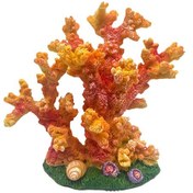 Resim Suntek Yapay Mercan Heykelcik Heykel Ev Dekor Akvaryum Turuncu 