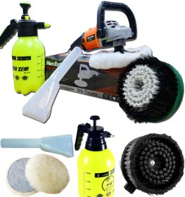 Resim Nitroks Profsyonel 3 Motorlu Yerinde Islak Kuru Su Çekmeli Koltuk Yıkama Makinası Full Sett 