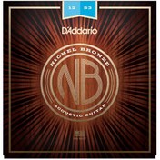 Resim D'Addario NB1253 Nickel Bronze Akustik Gitar Tel Seti 