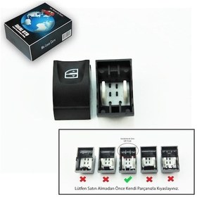 Resim Renault Megane 4 Cam Düğme Kapağı 1x 