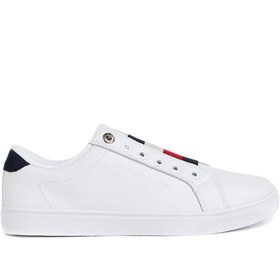 Resim ESSENTIAL SLIP ON SNEAKER Beyaz Kadın Sneaker Tommy Hilfiger