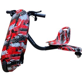 Resim Ryder Star Drift Car Drift Scooter Elektrikli Kaykay Hoverboard Dirift Kar Bluetooth Hoparlör LED Işıklı RS-R1 Red Extreme Grafit 