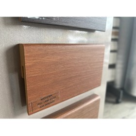 Resim By İstanbul Modema 8 cm Renkli Pvc Kaplama Parke Süpürgelik Modelleri 105 Walnut 