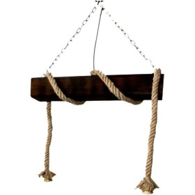 Resim jet ağaç kakan Halat modern aydınlatma Ahşap Avize 