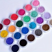 Resim 12 Renk Seti Vibrant Renkler Pearlescent Mica Mineral Tozu Epoxy Reçine Boyası, DIY Takı El Sanatları Yapım Aksesuarları, Doğal, Toksik Olmayan ve Uzun Ömürlü Renk Pigmenti 