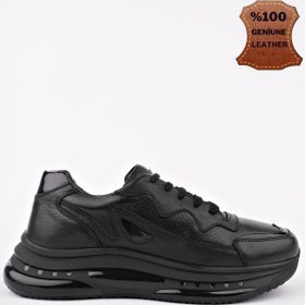 Resim Muggo Power Bağcıklı Hakiki Deri Kalın Taban Erkek Günlük Sneaker Spor Ayakkabı 