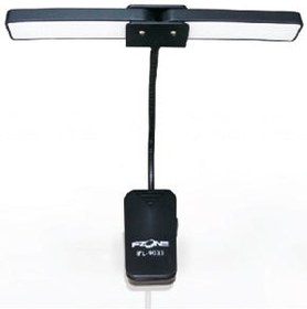 Resim Fzone FL9033 10'lu LED Nota Sehpası Lambası | Kompakt Tasarım Güçlü Aydınlatma ve Nota Kağıtları İçin Net Görüş 