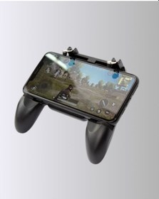 Resim Joystick Ve Parmak Tetikleyicili Mobil Oyun Semeglbl - 80 Gamepad Tutucu 