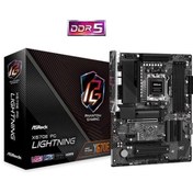 Resim ASROCK X670 E Pg Lightning Am5 Soket, Ddr5 Ram, 1xpcıe 5.0 2xpcıe 4.0, Blazing Pcıe Gen5 M.2, Type-C 