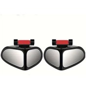 Resim Chuangyinshop 2 Adet 360 Derece Dönebilen Universal Siyah Yan Ayna Kör Nokta Ve Park Yardımcı Aynası 