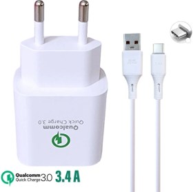 Resim General Mobile GM24 Uyumlu Uyumlu 18W 3.4A Qualcomm Turbo Hızlı Type-C Şarj Aleti (Orginal Subzero) 