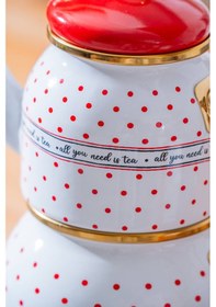 Resim Acar Encoy Emaye Mini Çaydanlık Takımı Çok Renkli 