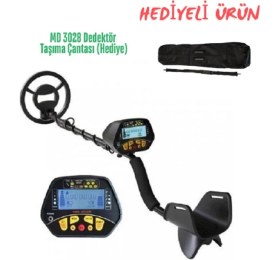 Resim Md 3028 Define Altın Metal Dedektörü - Çanta Hediye 