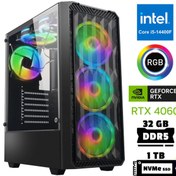 Resim Xaser XSR959 I5 14400F 32GB Ddr5 Ram 1tb M.2 Nvme SSD 8gb RTX4060 Masaüstü Oyuncu Bilgisayarı 