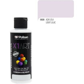 Resim Polisan X1Art Vernikli Hobi Boyası 120Ml - 0028 Açık Lila 