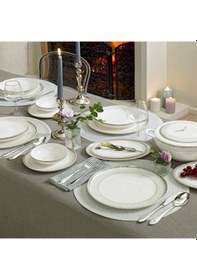 Resim Pierre Cardin Catherin 60 Parça Yemek Takımı Altın 